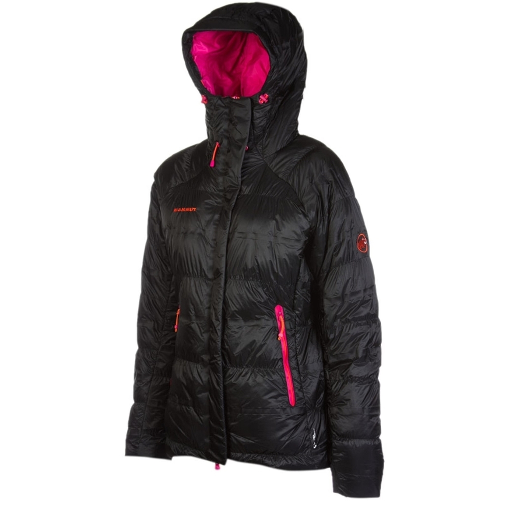 Mammut Black Ski Jacket with Pink Accents